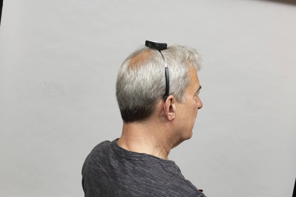 Tilt Sensor on User with Standard Headband